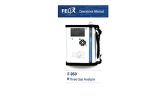 Felix F-950 Three Gas Analyzer - Operations Manual