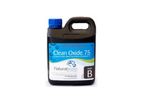 CleanOxide - Model Liquid 75 - Chlorine Dioxide Liquid for Treating Liquid for Airborne Microbial Contamination