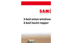 Samon - 3-Bed Onion Harvester - Technical Datasheet