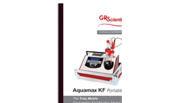Aquamax - Model KF - Portable Coulometric Karl Fischer Titrate Brochure