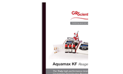 Aquamax - Model KF - Coulometric Karl Fischer Reagent Brochure