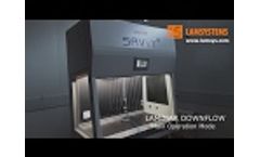 Biological safety cabinet SAVVY SL - air flow visualisation Video
