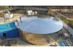 high capacity modular water storage tank