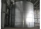 Sectional bolted water tank made of galvanized steel