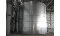 Sectional bolted water tank made of galvanized steel