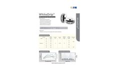 WhiteDrip - Drip Irrigation Tape - Datasheet