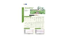 GreenDrip - Drip Irrigation Tape - Datasheet