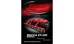 Rocca SupaTill - Model ST-350 - Disc Tillage Brochure