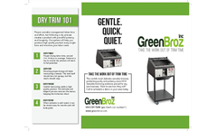 GreenBroz - Model 420 - Dry Trimmer Manual