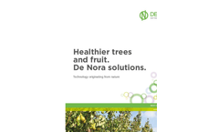 Healthier Trees and Fruit De Nora Solutions - Brochure