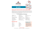 Artemis - Model Bio-40 TB - One-Step Cleaner and Disinfectant - Datasheet