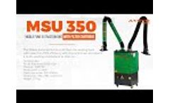 MSU 350 fume and dust extraction unit with double arms - Video