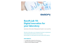 LIMS - Laboratory Information Management System- Brochure