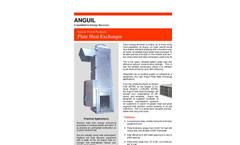 Anguil`s Plate Type Heat Exchanger - Brochure