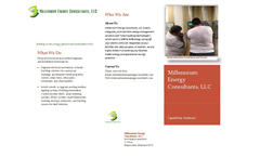 Millennium Energy Consultants Capabilities Brochure for Federal Government  
