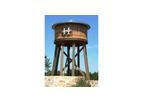 Elevated Wood Water Tower