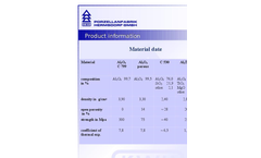 Model C530 - Oxide Ceramic Materials Brochure