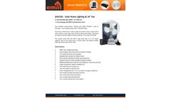 Emiit - Model SHLF101 - Solar Home Lighting & 14 Inch Fan Brochure