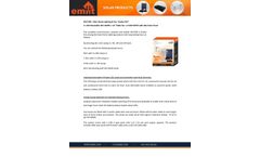 Emiit - Model SHLF108 - Solar Home Lighting & Fan - Jumbo XXL Brochure