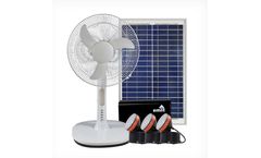 Emiit - Model SHLF108 - Solar Home Lighting & Fan - Jumbo XXL