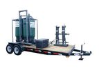 Model MWT-50 - Mobile Carbon Filtration Waste Water Treatment Trailer