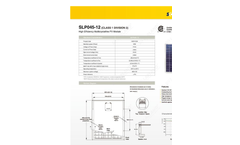 Model SLP045-12 - High Efficiency Multicrystalline PV Module Datasheet