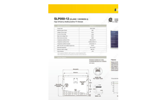 Model SLP050-12 - High Efficiency Multicrystalline PV Module Datasheet