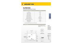 Model SLP005-06U - High Efficiency Multicrystalline PV Module Datasheet