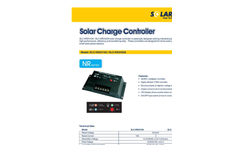 Solarland - Model SLC-NR2410A / SLC-NR2420A - Solar Charge Controller Datasheet