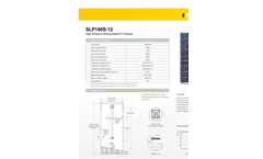 Model SLP160S-12 - High Efficiency Monocrystalline PV Module Datasheet