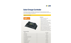 Solarland - Model SLC-GP3024 - Solar Charge Controller Datasheet