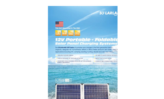 12V Portable - Foldable Solar Panel Charging Systems