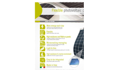 Model GSP 145 - Flexible Photovoltaic Panel Brochure