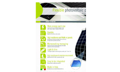 Model GSP 80 Q - Flexible Solar Panel Brochure