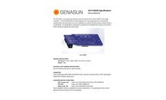 Genasun - Model GV-5-MOD - 65W 5A - Solar Charge Controller with MPPT Brochure