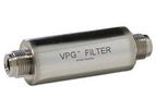 VPG Filter - Model 2920-A3 - Ultra- High Efficiency Filter Designed for Vapor and Process Gas Filtration