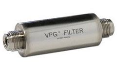 VPG Filter - Model 2920-A3 - Ultra- High Efficiency Filter Designed for Vapor and Process Gas Filtration