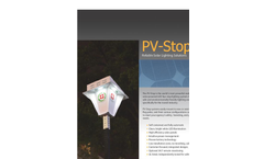 PV-Stop - Solar Power LED Bus Stop Lighting System Brochure