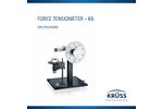 KRÜSS - Model K6 - Force Tensiometer - Brochure