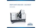 KRÜSS - Model DSA30R - Drop Shape Analyzer - Brochure