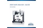 KRÜSS - Model DSA100E - Drop Shape Analyzer - Brochure