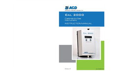 Model Cal 2000 - Calibration Gas Instrument- Brochure