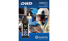 SVAN971 Sound Level Meter - Datasheet