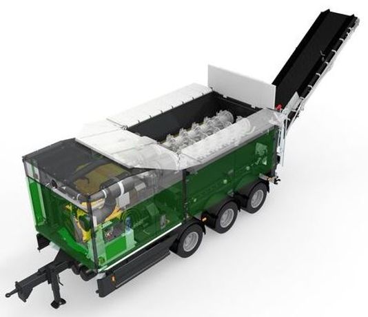 Komptech Crambo Direct - Dual-Shaft Shredder for Wood and Green Waste