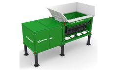 Komptech Crambo Stationary - Dual-Shaft Shredder for Wood and Green Waste
