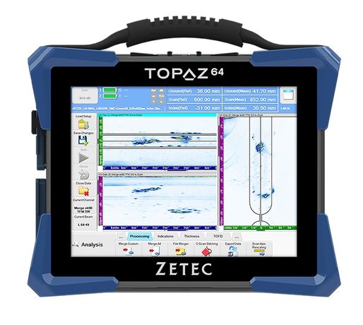 Zetec - Model TOPAZ64 - Portable Phased Array UT Instrument