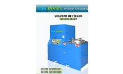 ISTpure - Model SR240-240V - Solvent Recycler - Manual