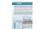 ISTwash - Model US-4A - Ultrasonic Automated Parts Washers - Brochure