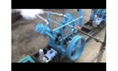 10 HP Steam Engine Twin Cylinder Running Video