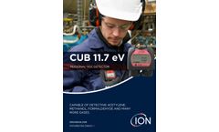Ion Cub - Model 11.7 eV - Personal VOC Gas Monitor - Brochure